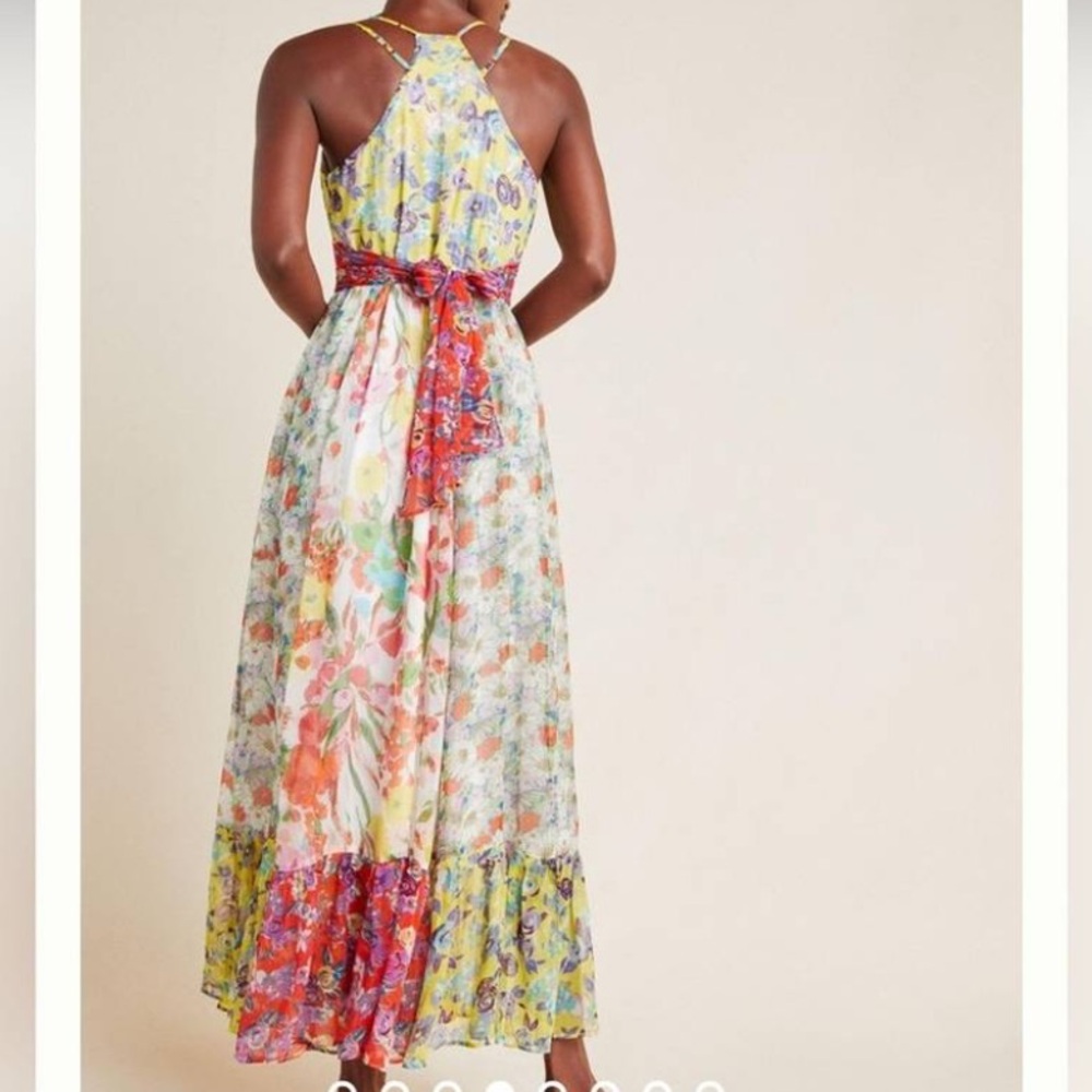 ANTHROPOLOGIE MALIBU FLORAL MAXI DRESS - Picture 2 of 8
